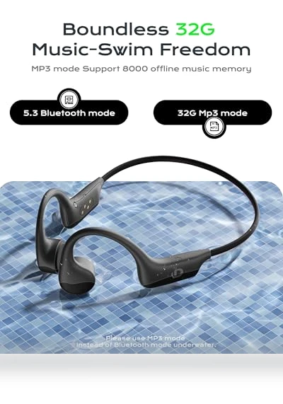 Open Ear Sport Headphones — In-Ear Headphones, DEMICEA