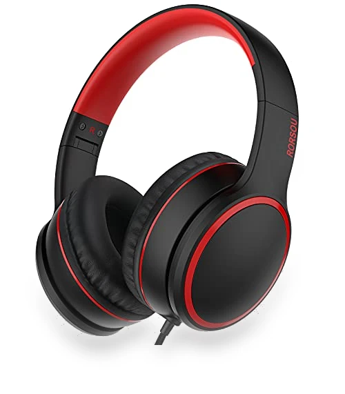 Over-Ear Headphones with Microphone — In-Ear Headphones, RORSOU