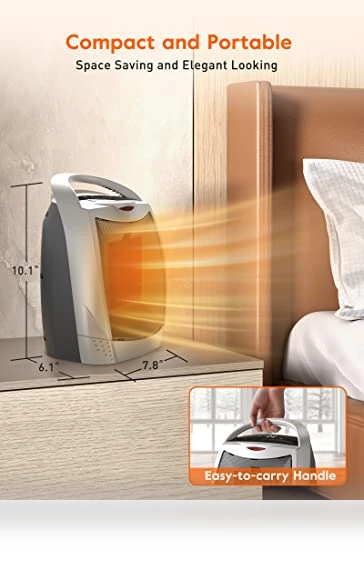 Portable Space Heater with Thermostat — Portable Heating Solutions, GiveBest