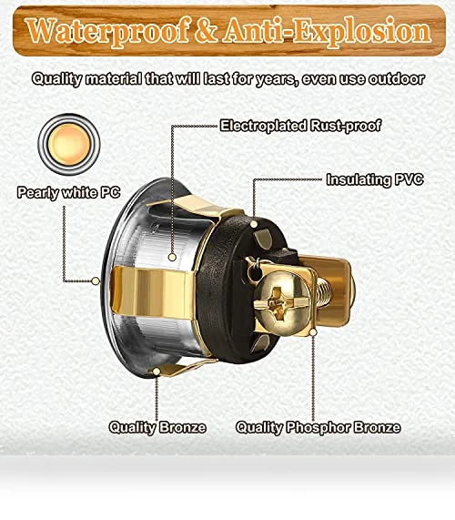 Round Metal Doorbell Push Button — Chimes, Dreyoo
