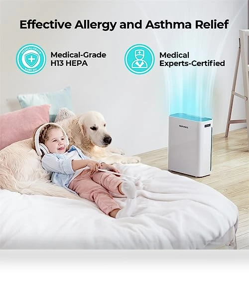 Smart Air Purifier for Home — Electrostatic Air Purifiers, Homvana