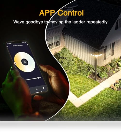 Smart LED Security Lights Motion Sensor Outdoor — Outdoor Security & Flood Lighting, Onforu