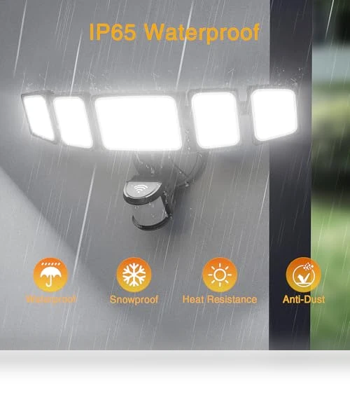 Smart LED Security Lights Motion Sensor Outdoor — Outdoor Security & Flood Lighting, Onforu