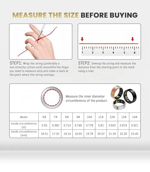 Smart Ring Health Fitness Tracker — Smart Rings, UniJethro