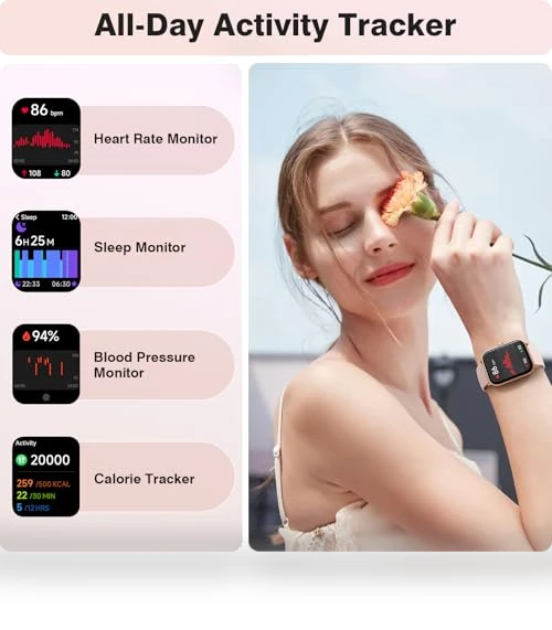 Smart Watch for Women with Alexa, Fitness Tracking, and Waterproof Design — Smartwatches, aeac