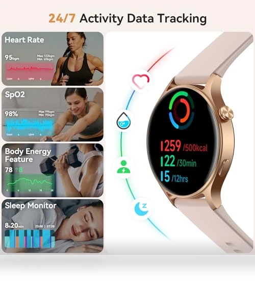 Smart Watch for Women with AMOLED Screen — Smartwatches, aeac