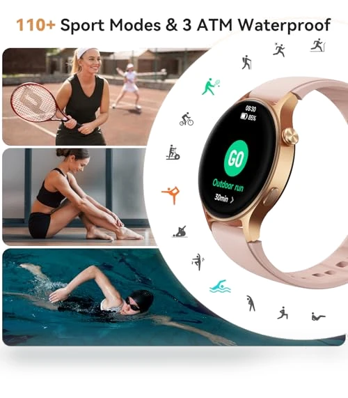 Smart Watch for Women with AMOLED Screen — Smartwatches, aeac