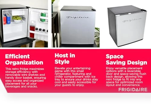 Stainless Steel Mini Fridge — Mini Fridges, Frigidaire