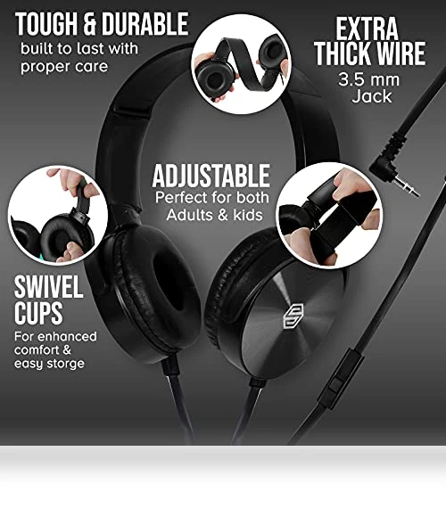 Student On Ear Comfy Swivel Earphones — In-Ear Headphones, Sonitum
