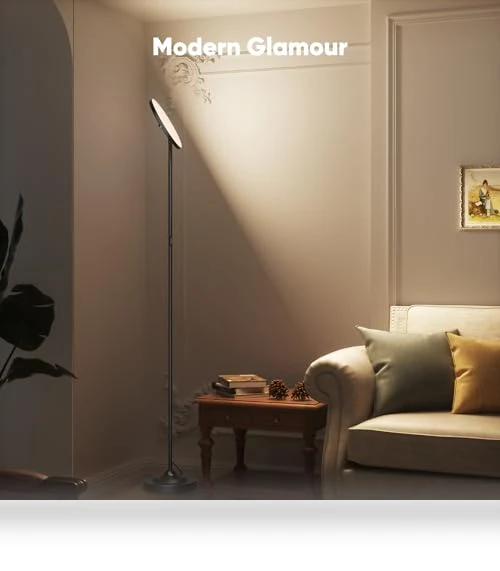 Super Bright LED Floor Lamp with Remote Control — Standing Lights, SIBRILLE