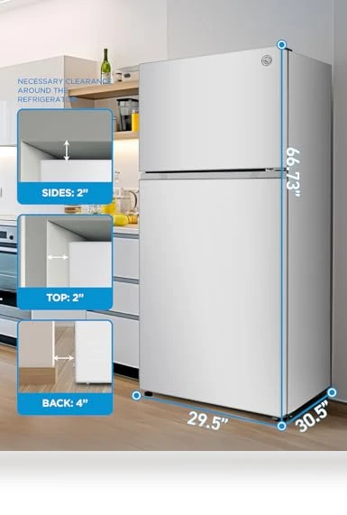 Top Mount Refrigerator with Freezer — Cooling Solutions, Commercial Cool