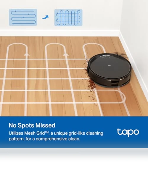 Ultra-Slim LiDAR Smart Navigation Robot Vacuum and Mop — Smart Cleaning Robots, Tapo