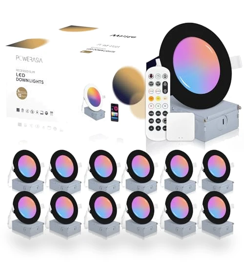 Ultra-Thin Smart Recessed Lighting — LED, POWERASIA