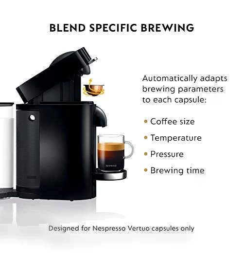 VertuoPlus Deluxe Coffee and Espresso Machine Bundle with Aeroccino Milk Frother — Coffee & Espresso Combos, Nespresso