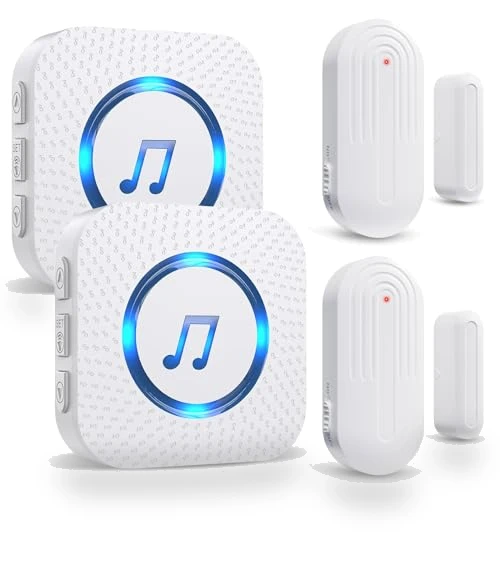 Wireless Door Chime with Contact Sensor Alarm — Chimes, SanJie