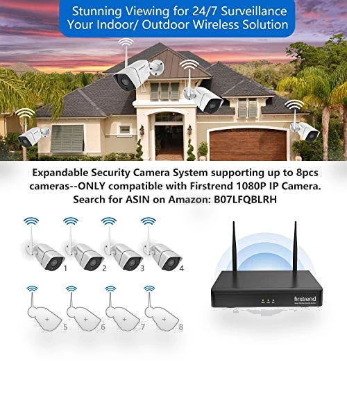 Wireless Security Camera System — Smart Home Security, Firstrend