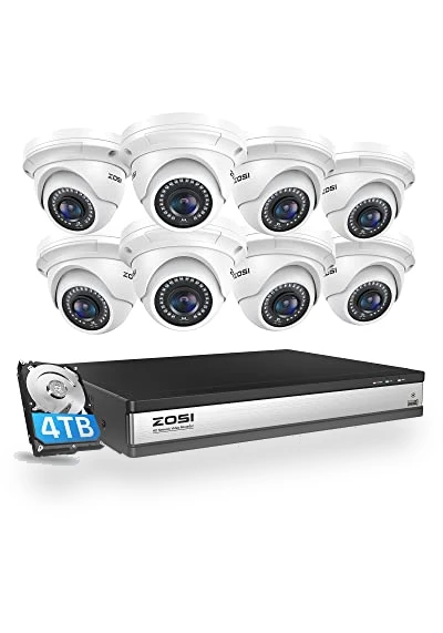 16CH 4K PoE Security Camera System — Security Cameras, ZOSI