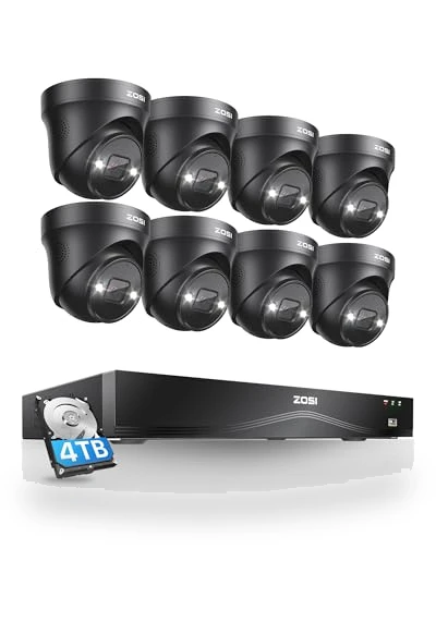 16CH 4K PoE Security Camera System — Smart Home Security, ZOSI