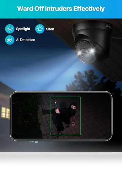 16CH 4K PoE Security Camera System — Smart Home Security, ZOSI