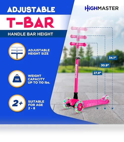3 Wheel Kick Scooter for Children and Toddlers — Electric Vehicles, HighMaster
