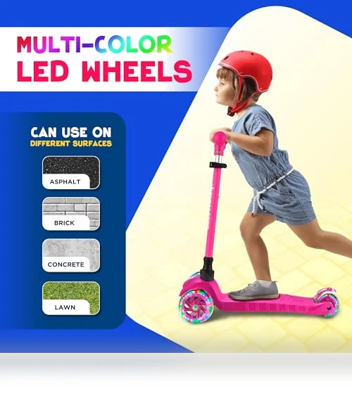 3 Wheel Kick Scooter for Children and Toddlers — Electric Vehicles, HighMaster