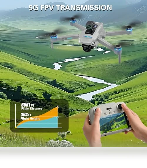 4K UHD Camera Drone with GPS — Drones, CANKETEC