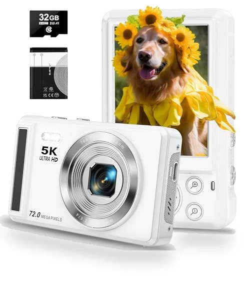 5K Digital Camera with 16X Zoom — Compact Digital Cameras, YiFuar