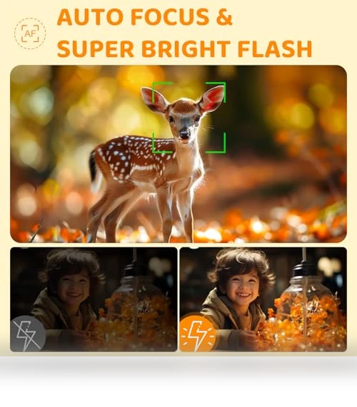 5K Digital Camera with 16X Zoom — Compact Digital Cameras, YiFuar