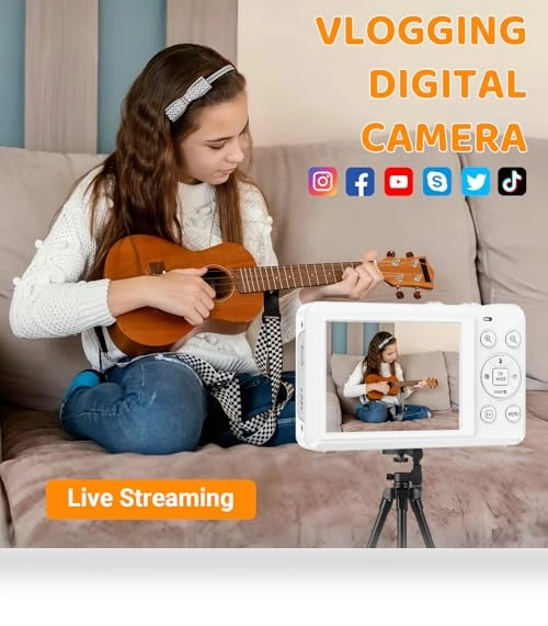 5K Digital Camera with 16X Zoom — Compact Digital Cameras, YiFuar