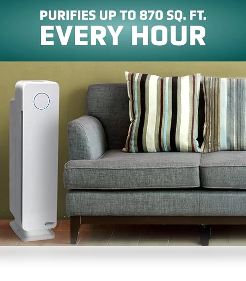 Air Purifier for Home, Large Rooms — Electrostatic Air Purifiers, GermGuardian