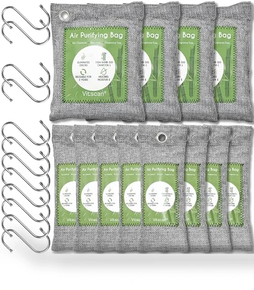 Bamboo Charcoal Air Purifying Bag — Activated Carbon Air Purifiers, Vitscan