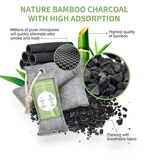 Bamboo Charcoal Air Purifying Bag — Activated Carbon Air Purifiers, Vitscan