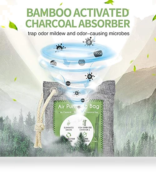 Bamboo Charcoal Air Purifying Bag — Activated Carbon Air Purifiers, Vitscan