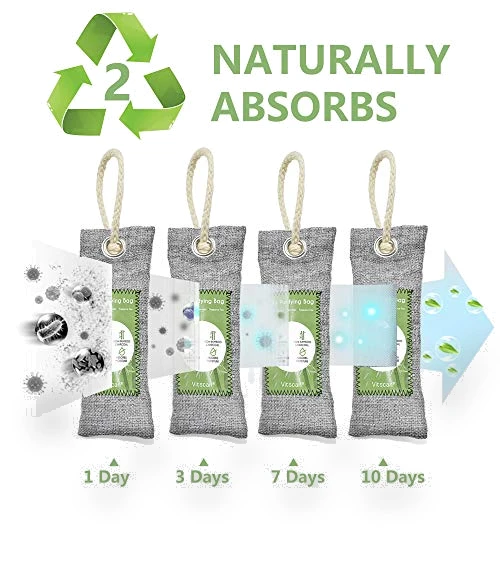 Bamboo Charcoal Air Purifying Bag — Activated Carbon Air Purifiers, Vitscan