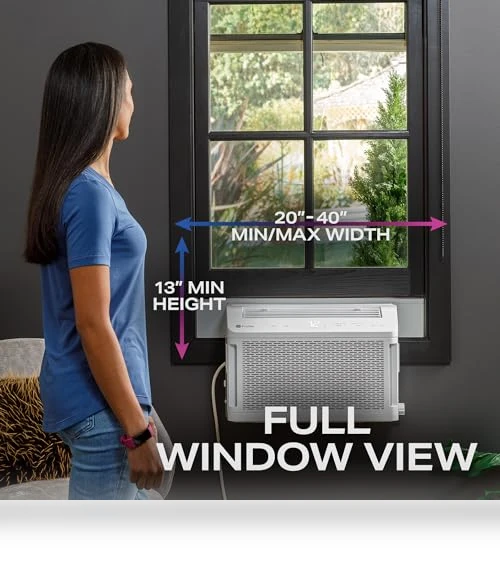 Clearview Window Air Conditioner Unit U-Shaped Adjustable Depth — Ceiling Fans, GE Profile