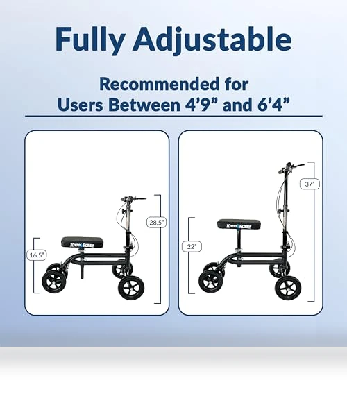 Economy Knee Scooter Steerable Knee Walker — Leg Exercisers, KneeRover