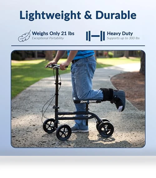 Economy Knee Scooter Steerable Knee Walker — Leg Exercisers, KneeRover