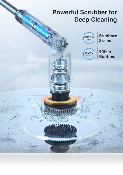 Electric Spin Scrubber — Cleaners, Leebein