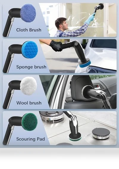 Electric Spin Scrubber — Cleaners, Leebein