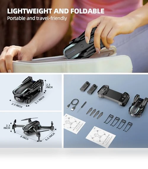 Foldable Mini Drone with HD Camera — Drones, Pallton