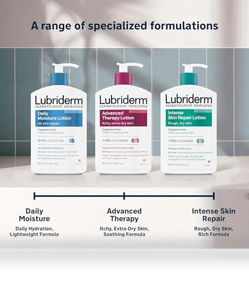Fragrance Free Daily Moisture Lotion — Creams & Moisturizers, Lubriderm