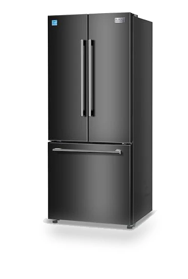 French Door Refrigerator with Built-in Ice Maker — Cooling Solutions, BLACK+DECKER