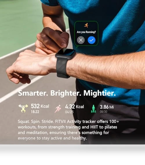 Health & Fitness Tracker Smart Watch — Smartwatches, FITVII