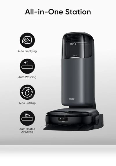 HydroJet Robot Vacuum and Mop Combo — Smart Cleaning Robots, eufy