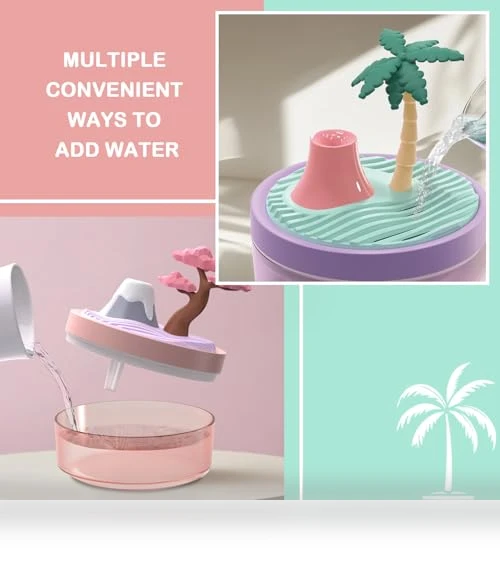 Night Light Humidifier with 2 Mist Modes — Air Moisturizers, ShunChengFa
