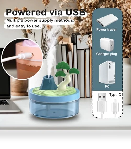 Night Light Humidifier with 2 Mist Modes — Air Moisturizers, ShunChengFa