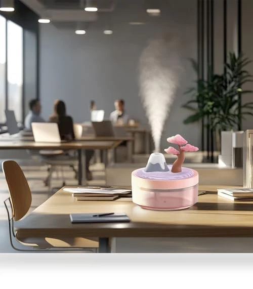 Night Light Humidifier with 2 Mist Modes — Air Moisturizers, ShunChengFa