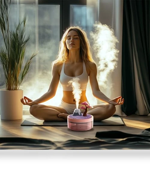 Night Light Humidifier with 2 Mist Modes — Air Moisturizers, ShunChengFa