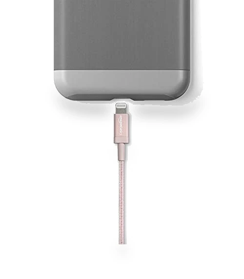 Nylon USB-A to Lightning Charger Cable — Chargers & Cables, Amazon Basics