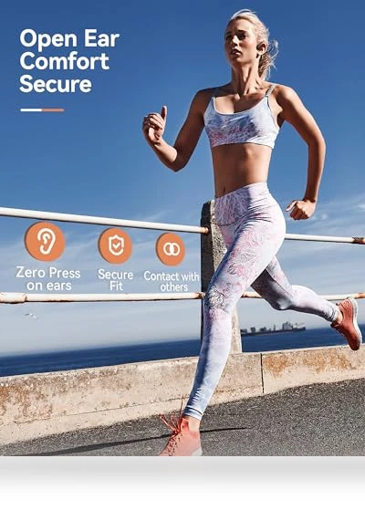 Open Ear Sport Headphones — In-Ear Headphones, DEMICEA